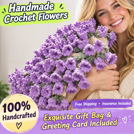 A Forever Bouquet for Her｜Large Handmade Crochet Flowers