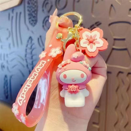 Eastcoco Pink Sanrio keychain---Cute gifts for yourself, your best friend, family, friends, or your niece