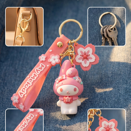 Eastcoco Pink Sanrio keychain---Cute gifts for yourself, your best friend, family, friends, or your niece