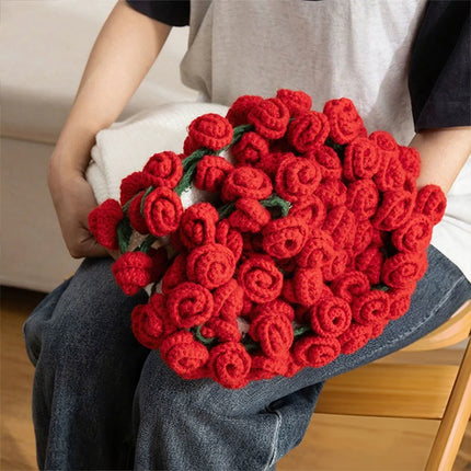 Leave Her a Little Romance｜Large Handmade Crochet Rose