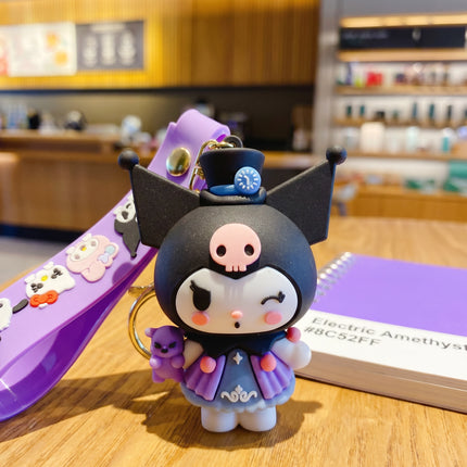 Eastcoco Purple Kuromi keychain---Cute gifts for yourself, your best friend, family, friends, or your niece