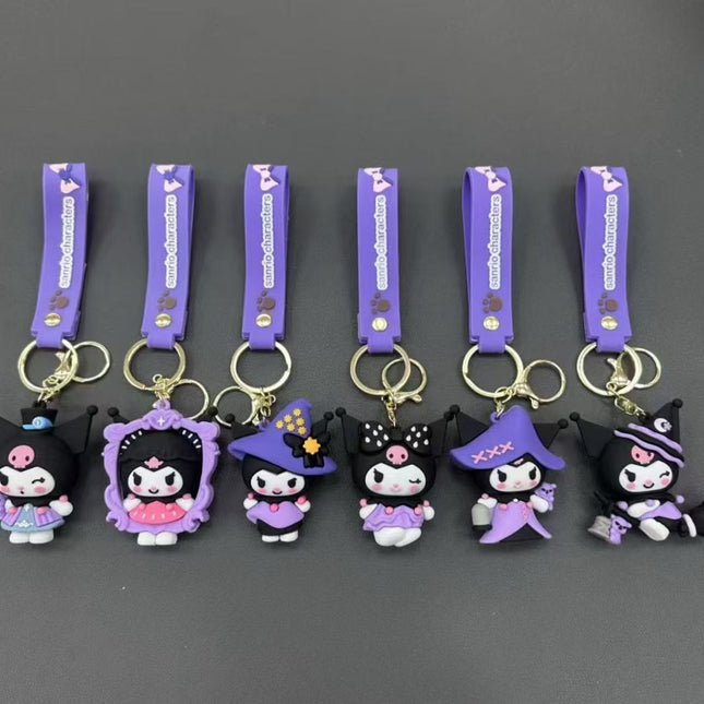 Eastcoco Purple Kuromi keychain---Cute gifts for yourself, your best friend, family, friends, or your niece