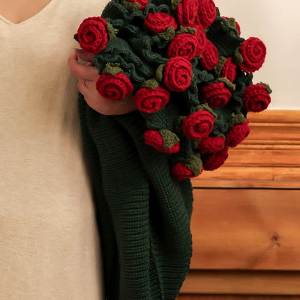 Leave Her a Little Romance｜Large Handmade Crochet Rose
