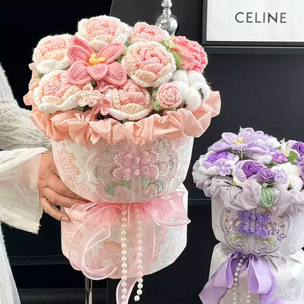 A Special Kind of Love｜Large Handmade Crochet Rose