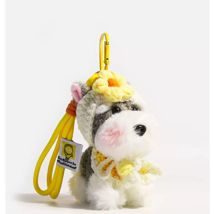 Eastcoco puppy with a headgear keychain