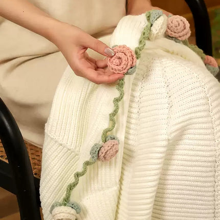 Leave Her a Little Romance｜Large Handmade Crochet Rose