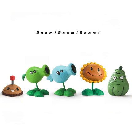 Eastcoco  Plants vs. Zombies Handmade wood carving