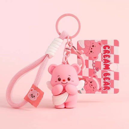 Eastcoco Pink Bear keychain
