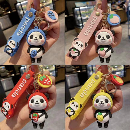 Eastcoco Football Panda Schlüsselanhänger