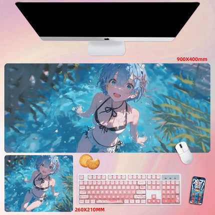 Eastcoco Swimsuit Asuka Anime Mouse Pad-Contains 15 items