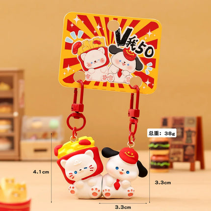Eastcoco Magnetic Animals & Couples keychain