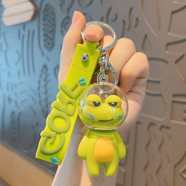 Eastcoco Little Frog Astronaut keychain