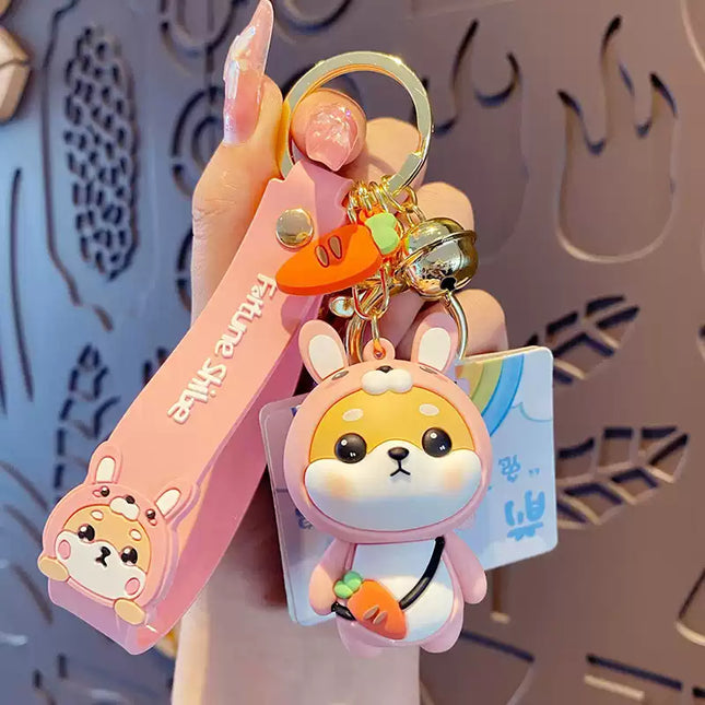 Eastcoco Cute and diverse Shiba Inu keychain
