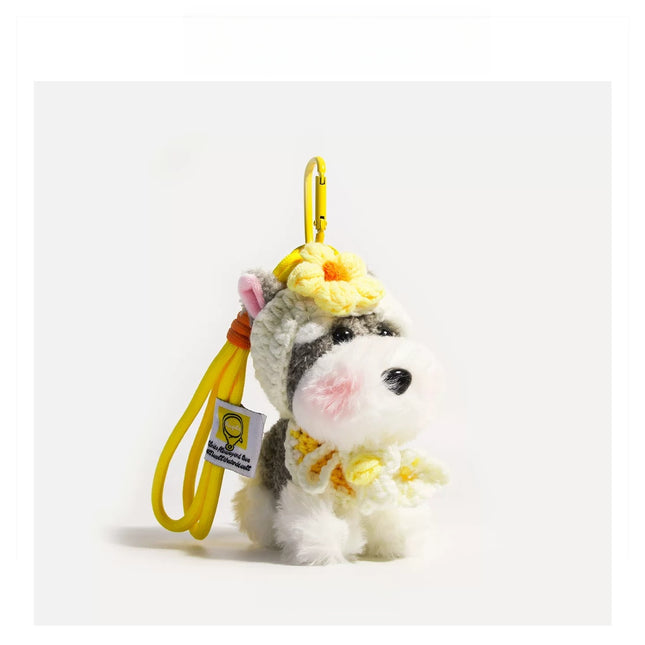 Eastcoco puppy with a headgear keychain