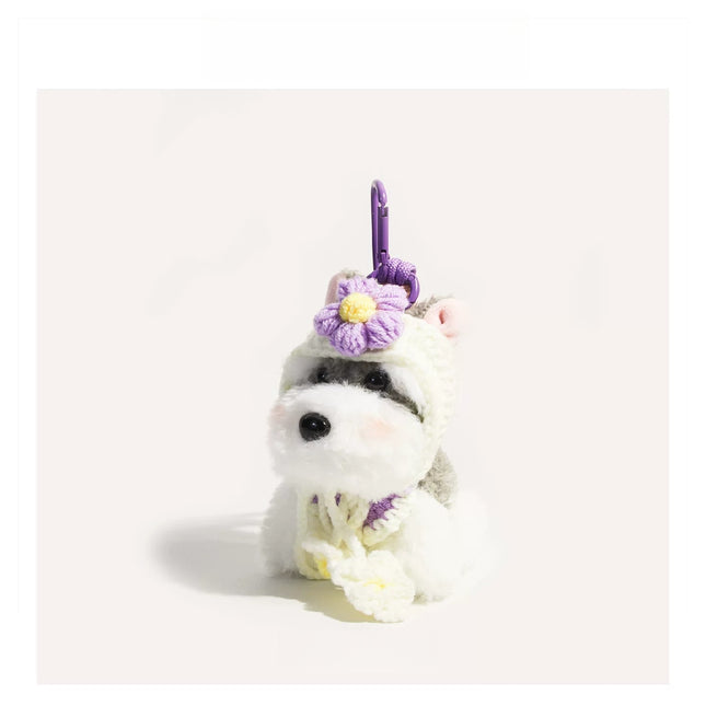 Eastcoco puppy with a headgear keychain
