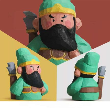Eastcoco  Guan Yu, the God of War Handmade wood carving