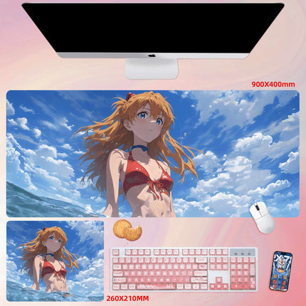 Eastcoco Swimsuit Asuka Anime Mouse Pad-Contains 15 items
