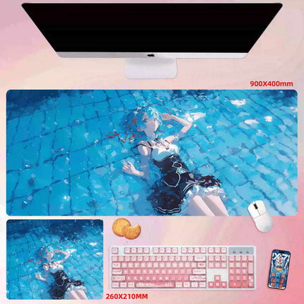 Eastcoco Swimsuit Asuka Anime Mouse Pad-Contains 15 items