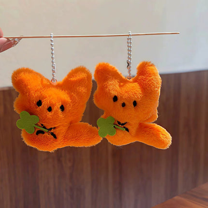 Eastcoco niedlicher Kleeblatt-Fuchs-Schlüsselanhänger