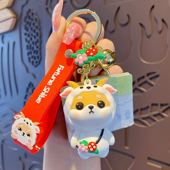 Eastcoco Cute and diverse Shiba Inu keychain