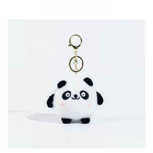 Eastcoco Cute round panda keychain