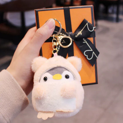 Eastcoco Little penguin couple keychain