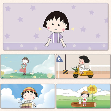 Eastcoco Chibi Maruko-chan Mouse Pad-Contains 15 items
