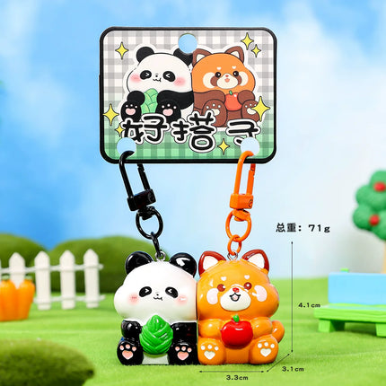 Eastcoco Magnetic Animals & Couples keychain