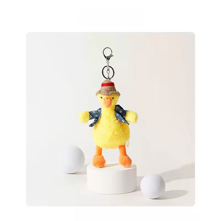 Eastcoco Süßer kleiner Enten-Schlüsselanhänger