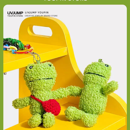 Eastcoco The speechless little frog keychain