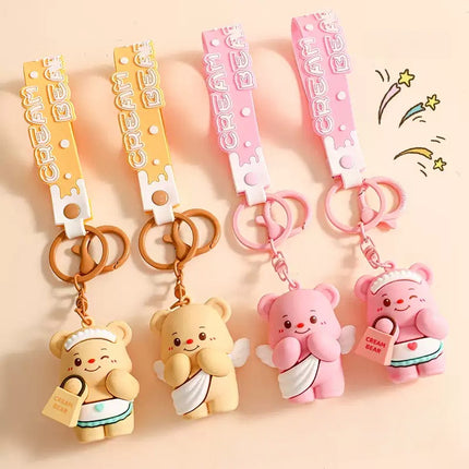 Eastcoco Pink Bear keychain