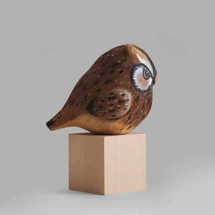 Eastcoco  owl Handmade wood carving