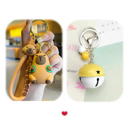 Eastcoco Speechless little capybara keychain