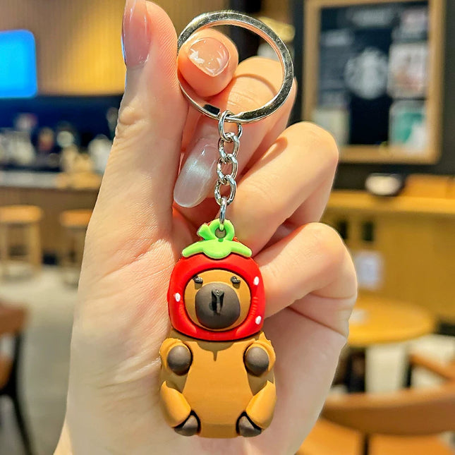 Eastcoco Ugly-cute little capybara keychain