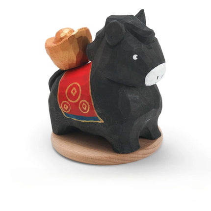 Eastcoco  Cute little pony Handmade wood carving