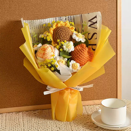 A Sweet Little Gesture｜Medium Handmade Crochet Bouquet
