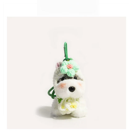 Eastcoco puppy with a headgear keychain