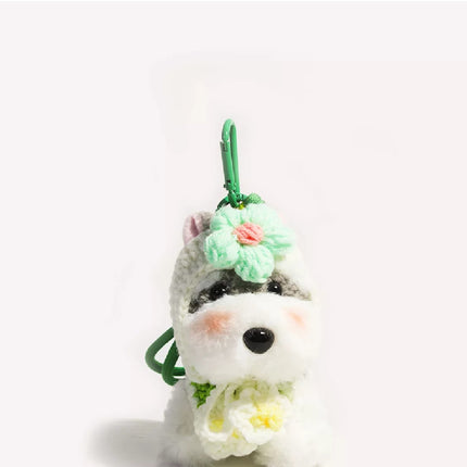 Eastcoco puppy with a headgear keychain