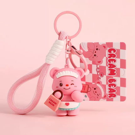 Eastcoco Pink Bear keychain