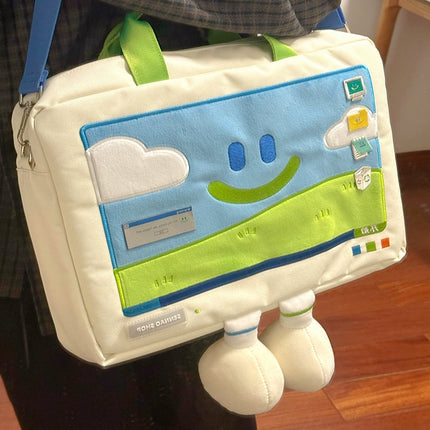 Eastcoco 2025 New Laptop Storage Bag - Cute Portable Crossbody Bag