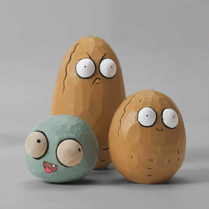 Eastcoco  Tall-nut Plants vs. Zombies Handmade wood carving