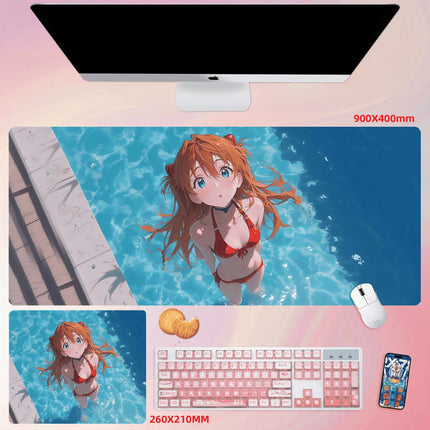 Eastcoco Swimsuit Asuka Anime Mouse Pad-Contains 15 items