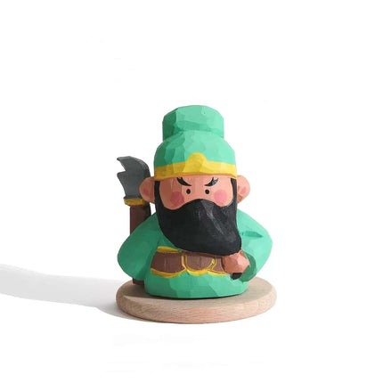 Eastcoco  Guan Yu, the God of War Handmade wood carving