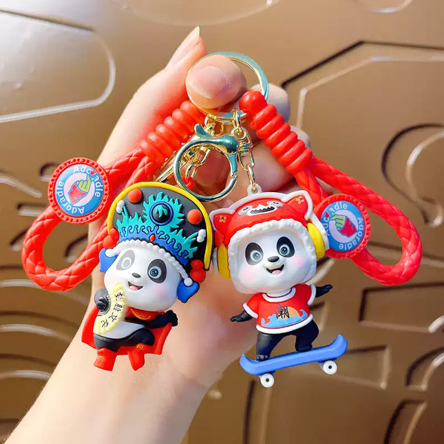 Eastcoco Diverse Red Pandas keychain