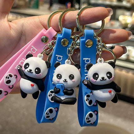 Eastcoco Süße kleine Panda-Schlüsselanhänger