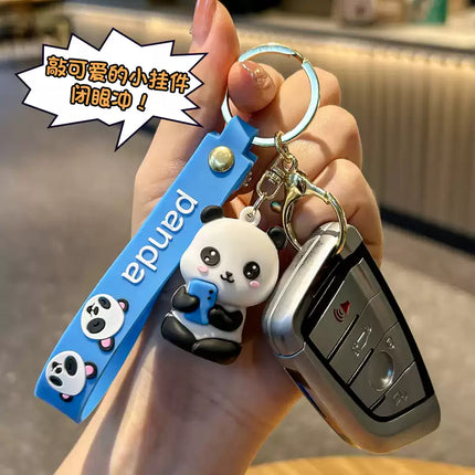 Eastcoco Süße kleine Panda-Schlüsselanhänger
