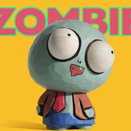 Eastcoco  Tilting heads in Plants vs. Zombies Handmade wood carving