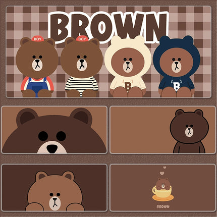 Eastcoco Brown Bear Mouse Pad-Contains 15 items