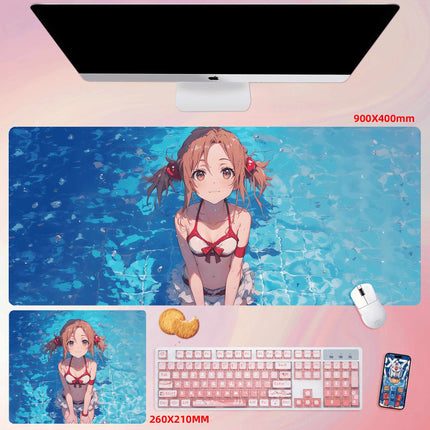 Eastcoco Swimsuit Asuka Anime Mouse Pad-Contains 15 items