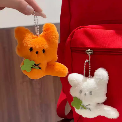 Eastcoco niedlicher Kleeblatt-Fuchs-Schlüsselanhänger